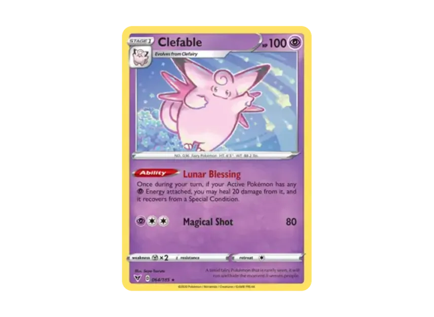 Clefable R [185-VIVID-VOLTAGE 064/185] [EN] (Sword & Shield "Vivid Voltage")
