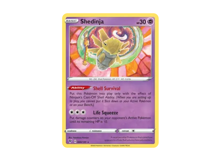Shedinja R [185-VIVID-VOLTAGE 066/185] [EN] (Sword & Shield "Vivid Voltage")