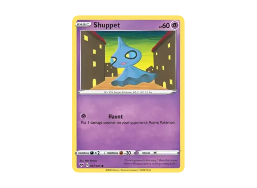 Shuppet C [185-VIVID-VOLTAGE 067/185] [EN] (Sword & Shield "Vivid Voltage")