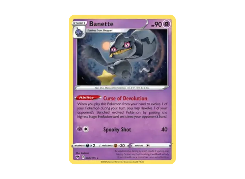 Banette R [185-VIVID-VOLTAGE 068/185] [EN] (Sword & Shield "Vivid Voltage")