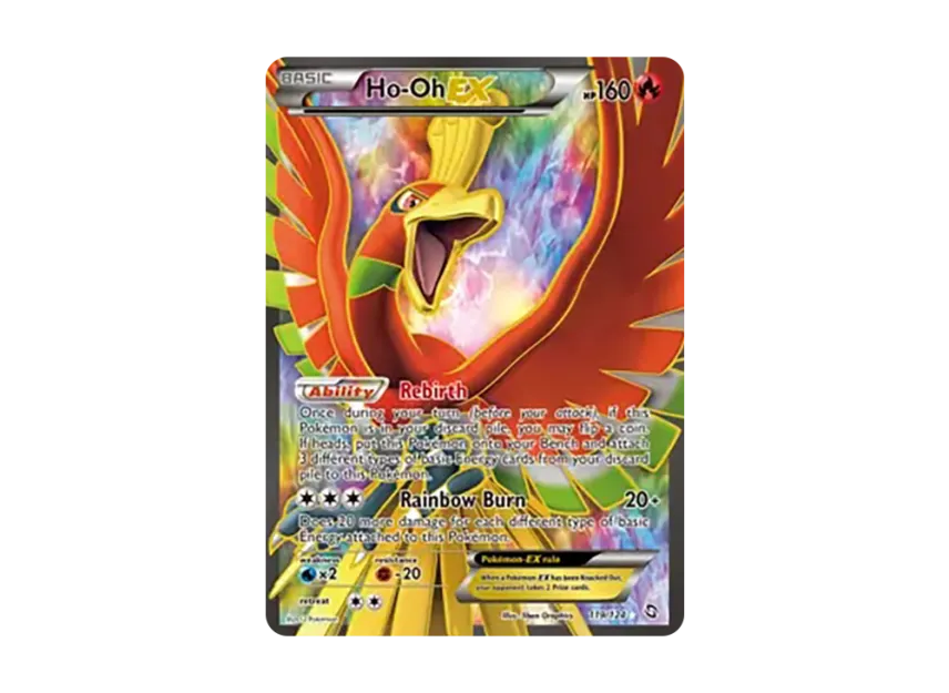 Ho-Oh EX UR [124-DRAGONS-EXALTED 119/124] (Black & White "Dragons Exalted")