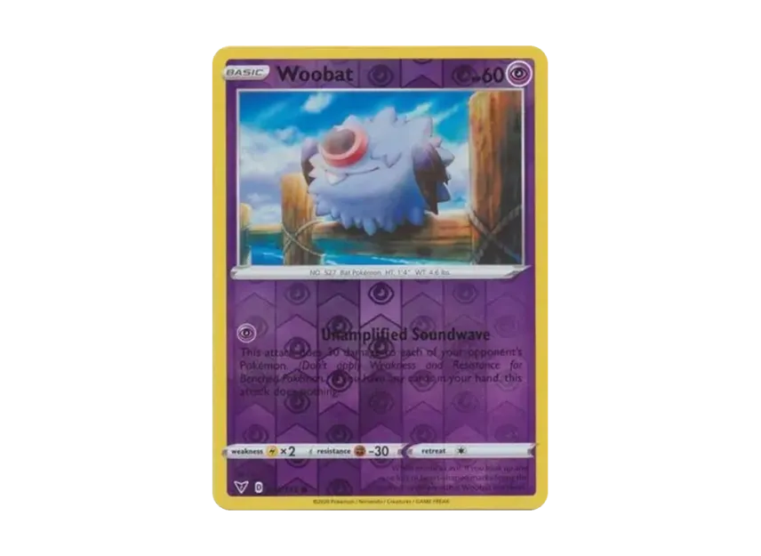 Woobat C : Reverse Holo [185-VIVID-VOLTAGE 073/185] [EN] (Sword & Shield "Vivid Voltage")