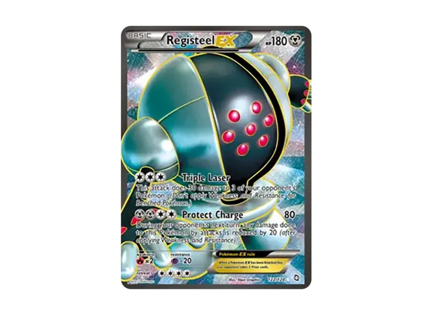 Registeel EX UR [124-DRAGONS-EXALTED 122/124] (Black & White "Dragons Exalted")
