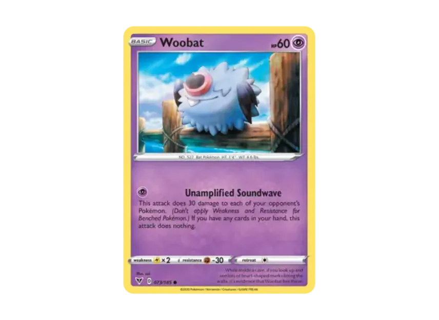 Woobat C [185-VIVID-VOLTAGE 073/185] [EN] (Sword & Shield "Vivid Voltage")