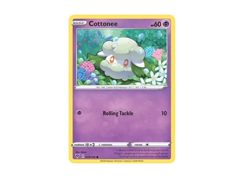 Cottonee C [185-VIVID-VOLTAGE 075/185] [EN] (Sword & Shield "Vivid Voltage")