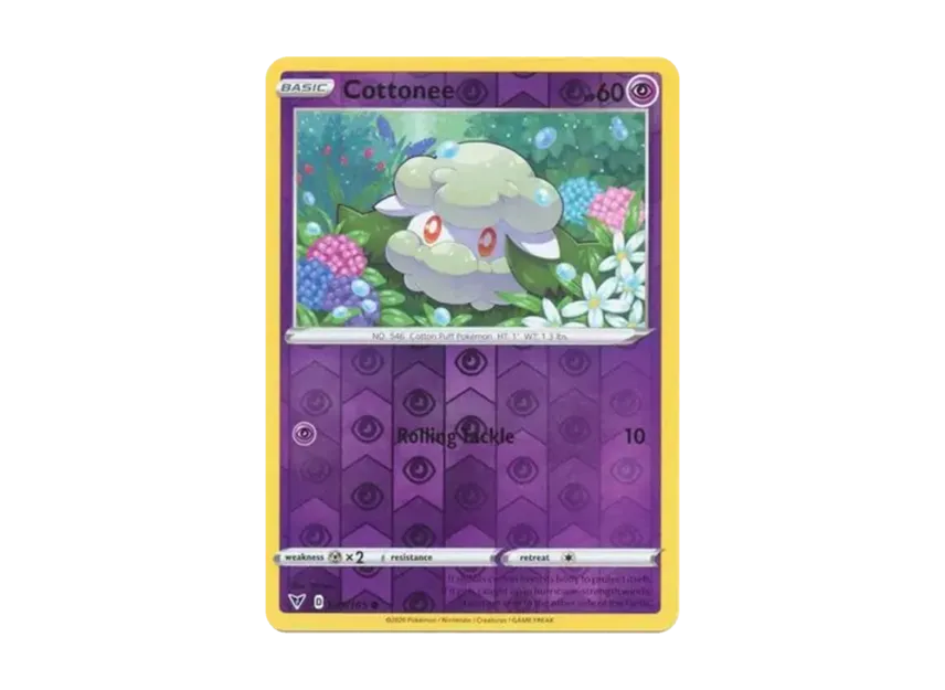 Cottonee C : Reverse Holo [185-VIVID-VOLTAGE 075/185] [EN] (Sword & Shield "Vivid Voltage")