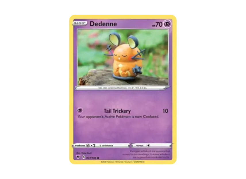 Dedenne C [185-VIVID-VOLTAGE 077/185] [EN] (Sword & Shield "Vivid Voltage")