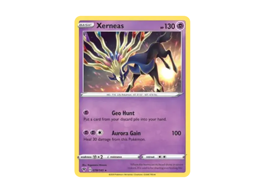 Xerneas R [185-VIVID-VOLTAGE 078/185] [EN] (Sword & Shield "Vivid Voltage")