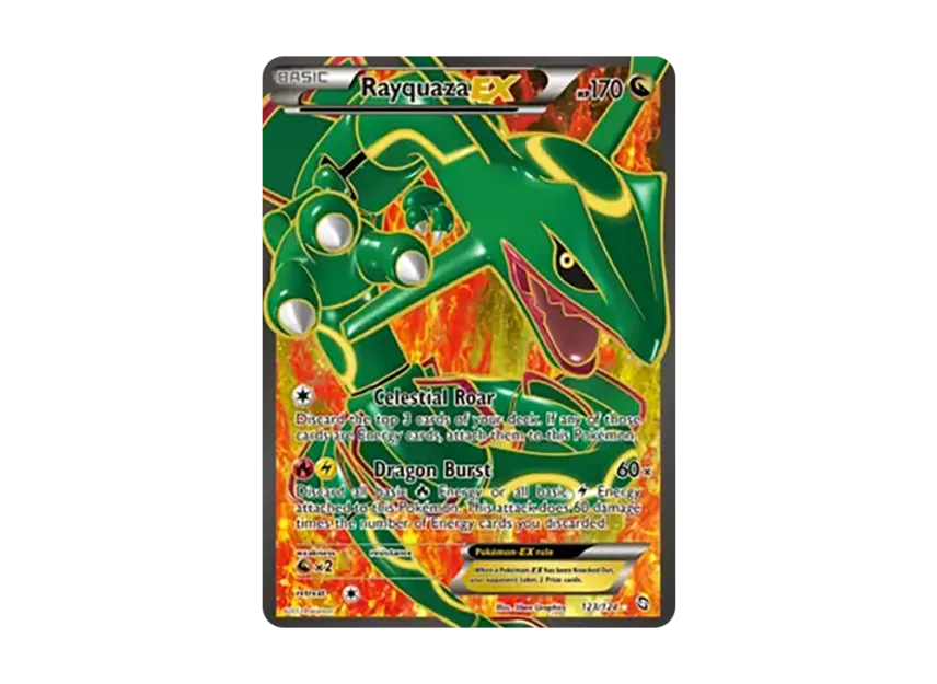 Rayquaza EX UR [124-DRAGONS-EXALTED 123/124] (Black & White "Dragons Exalted")