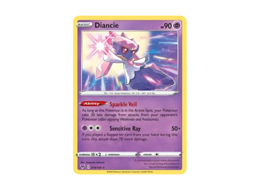 Diancie R [185-VIVID-VOLTAGE 079/185] [EN] (Sword & Shield "Vivid Voltage")