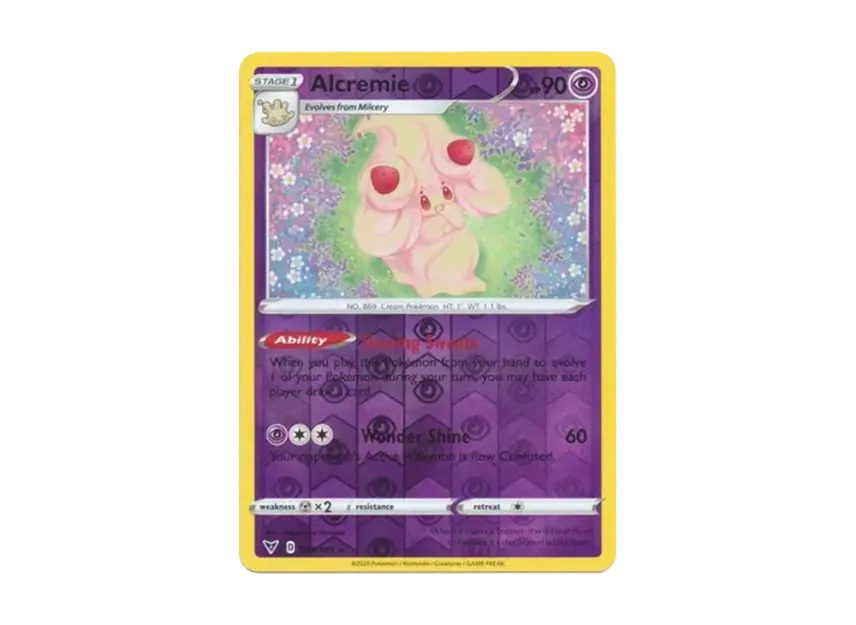 Alcremie R : Reverse Holo [185-VIVID-VOLTAGE 081/185] [EN] (Sword & Shield "Vivid Voltage")