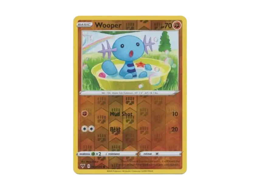Wooper C : Reverse Holo [185-VIVID-VOLTAGE 083/185] [EN] (Sword & Shield "Vivid Voltage")