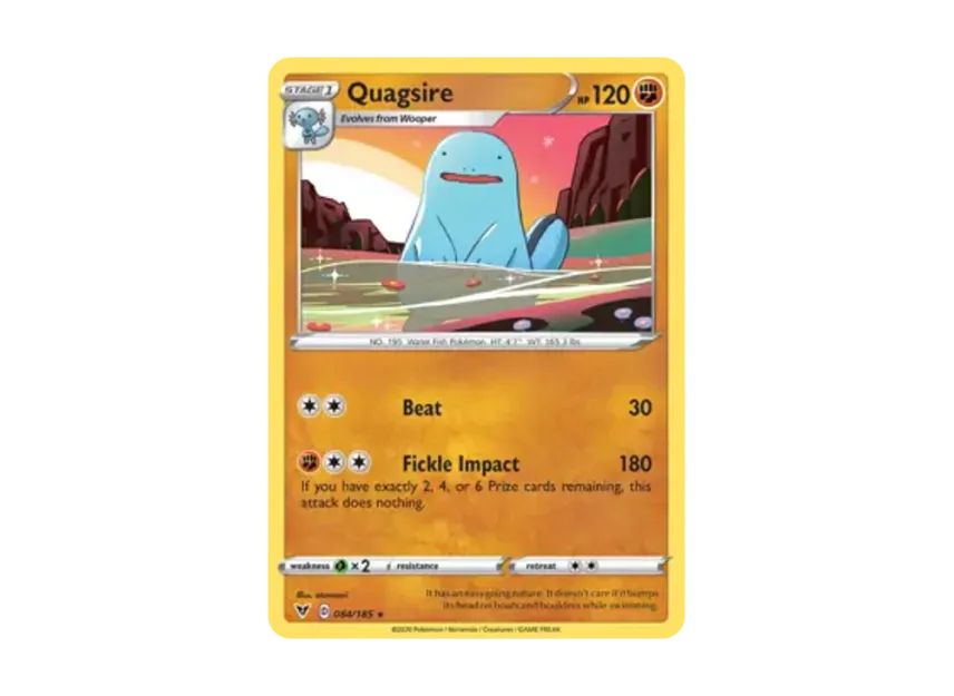 Quagsire R [185-VIVID-VOLTAGE 084/185] [EN] (Sword & Shield "Vivid Voltage")
