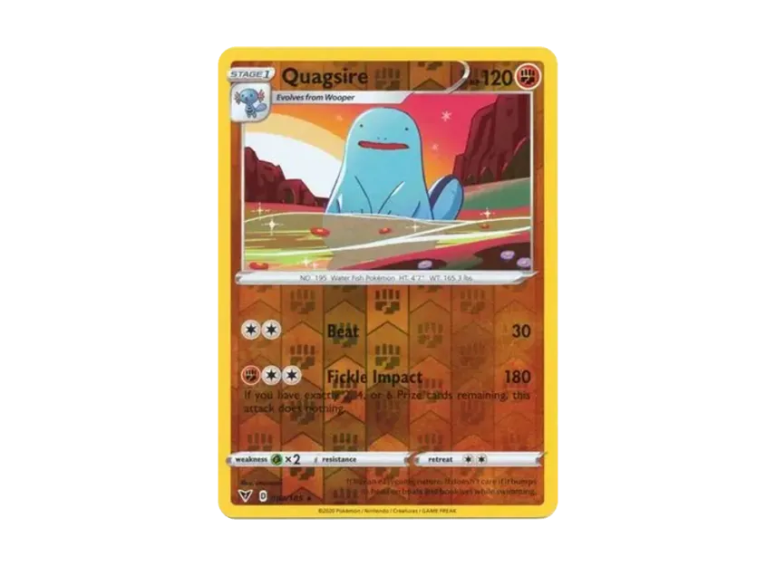 Quagsire R : Reverse Holo [185-VIVID-VOLTAGE 084/185] [EN] (Sword & Shield "Vivid Voltage")