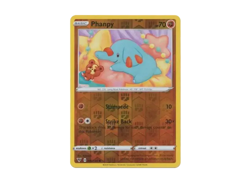 Phanpy C : Reverse Holo [185-VIVID-VOLTAGE 086/185] [EN] (Sword & Shield "Vivid Voltage")