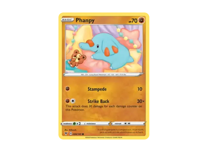 Phanpy C [185-VIVID-VOLTAGE 086/185] [EN] (Sword & Shield "Vivid Voltage")