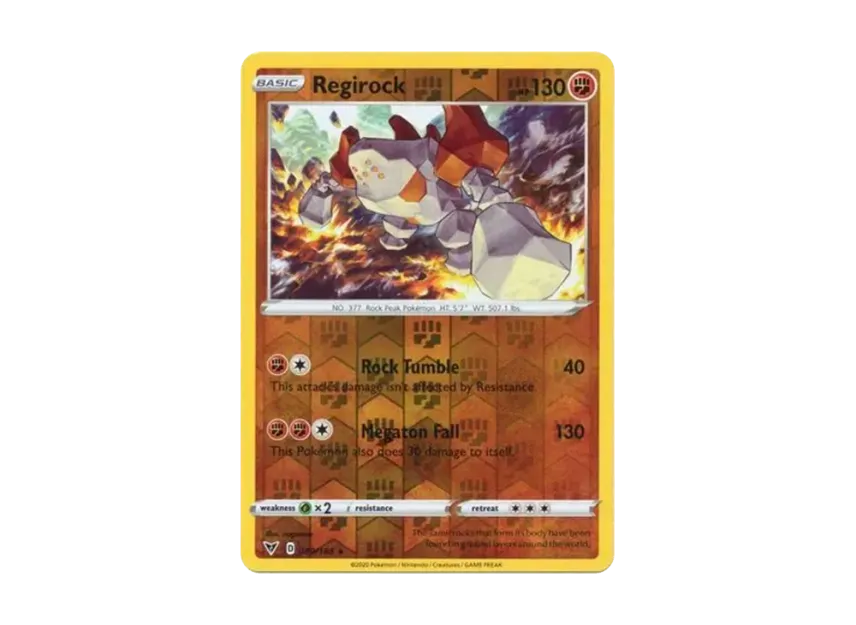 Regirock R : Reverse Holo [185-VIVID-VOLTAGE 089/185] [EN] (Sword & Shield "Vivid Voltage")