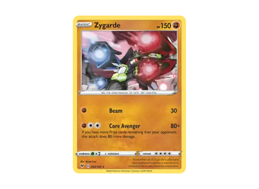 Zygarde R [185-VIVID-VOLTAGE 093/185] [EN] (Sword & Shield "Vivid Voltage")