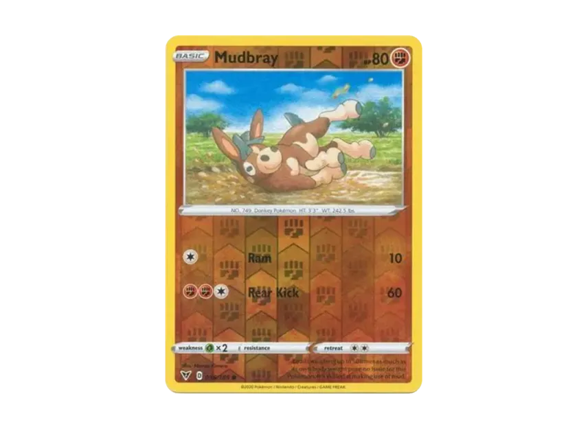 Mudbray C : Reverse Holo [185-VIVID-VOLTAGE 096/185] [EN] (Sword & Shield "Vivid Voltage")