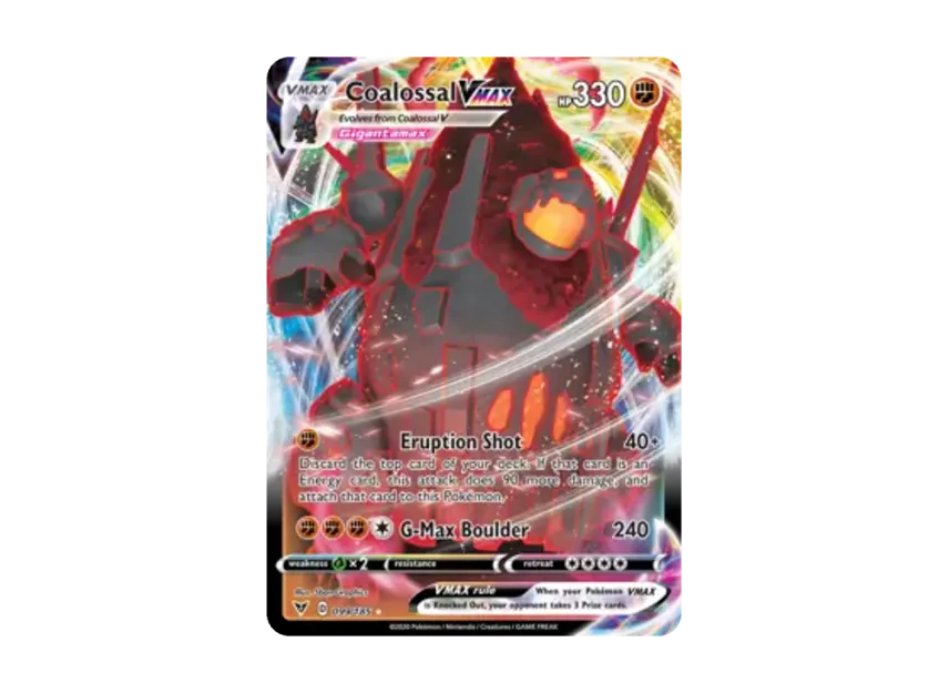 Coalossal VMAX R [185-VIVID-VOLTAGE 099/185] [EN] (Sword & Shield "Vivid Voltage")