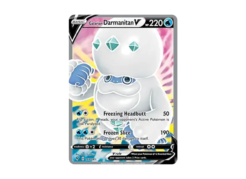 Galarian Darmanitan V UR [185-VIVID-VOLTAGE 169/185] (Sword & Shield "Vivid Voltage")