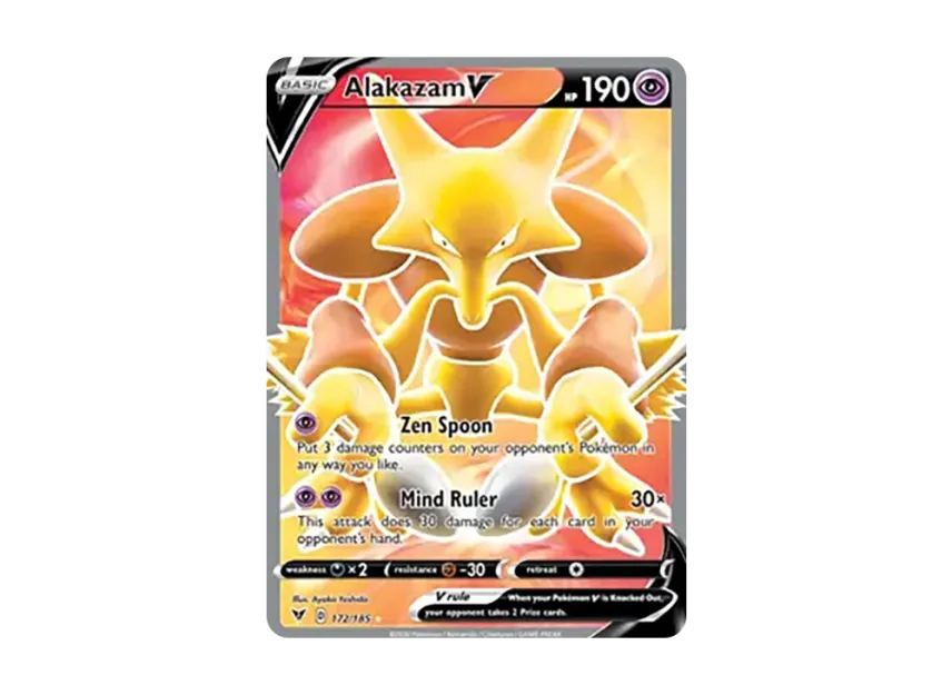 Alakazam V UR [185-VIVID-VOLTAGE 172/185] (Sword & Shield "Vivid Voltage")