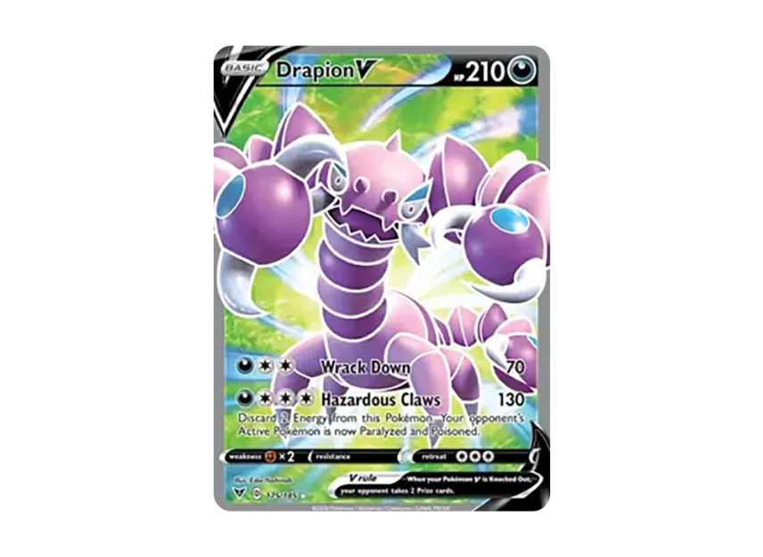 Drapion V UR [185-VIVID-VOLTAGE 175/185] (Sword & Shield "Vivid Voltage")