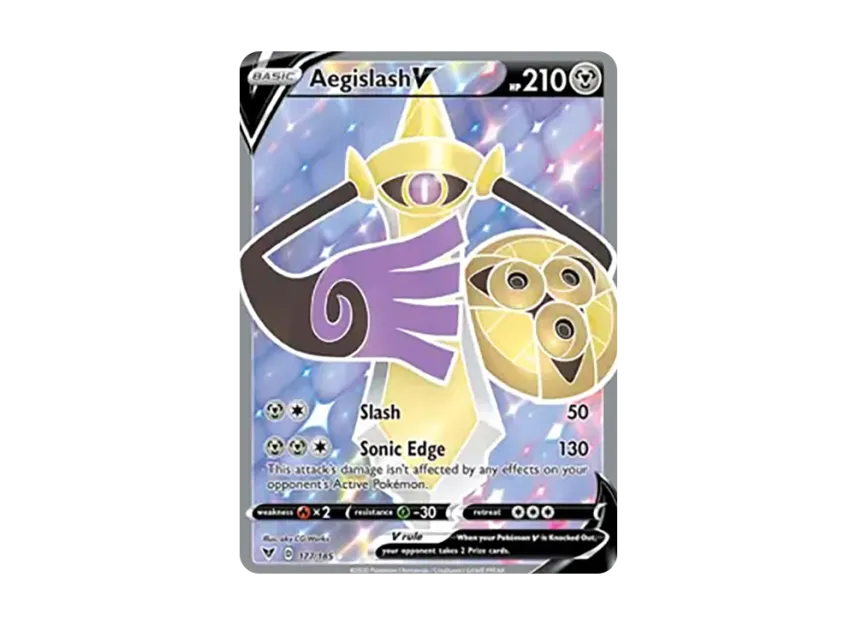 Aegislash V UR [185-VIVID-VOLTAGE 177/185] (Sword & Shield "Vivid Voltage")
