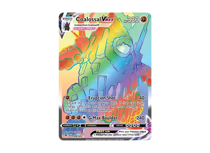 Coalossal VMAX RR [185-VIVID-VOLTAGE 189/185] (Sword & Shield "Vivid Voltage")