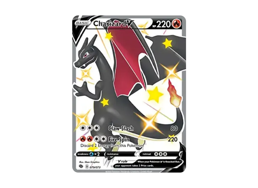 Charizard V SUR [073-CHAMPION-S-PATH 079/073] (Sword & Shield "Champion's Path")