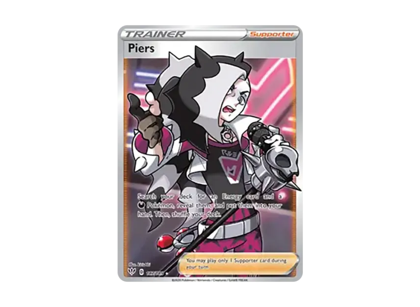 Piers UR [189-DARKNESS-ABLAZE 187/189] (Sword & Shield "Darkness Ablaze")