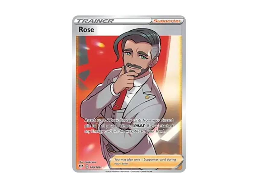 Rose UR [189-DARKNESS-ABLAZE 189/189] (Sword & Shield "Darkness Ablaze")