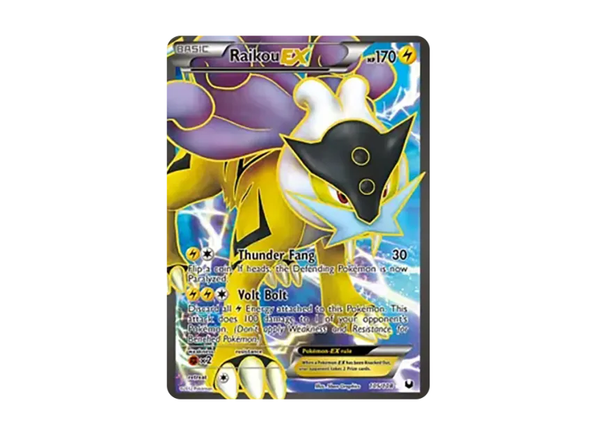 Raikou EX UR [108-DARK-EXPLORERS 105/108] (Black & White "Dark Explorers")