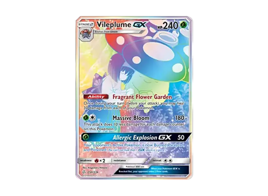 Vileplume GX RR [236-COSMIC-ECLIPSE 250/236] (Sun & Moon "Cosmic Eclipse")