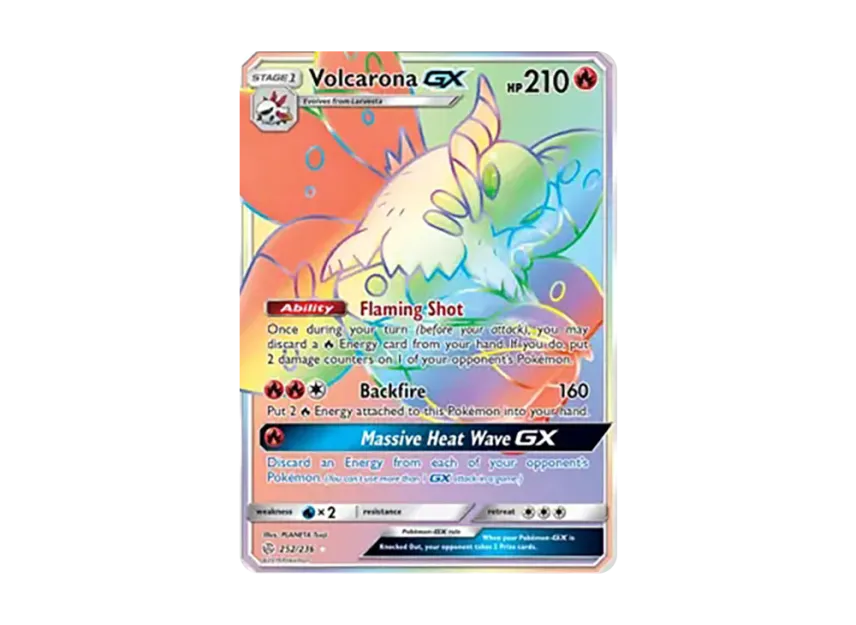 Volcarona GX RR [236-COSMIC-ECLIPSE 252/236] (Sun & Moon "Cosmic Eclipse")