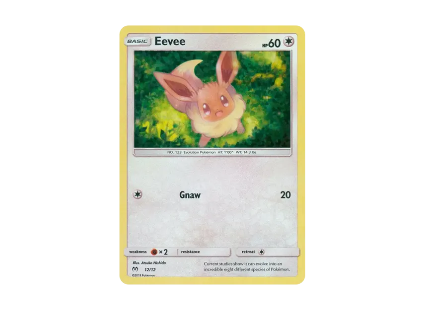 Eevee : Holo [12-MCDONALD-S-COLLECTION-2019 12/12] (Sun & Moon "McDonald's Collection 2019")