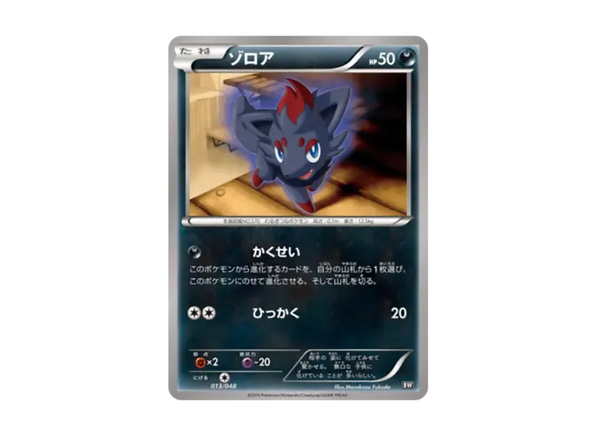 Zorua [BW 013/048] (BW / XY "Extra Regulation Box")