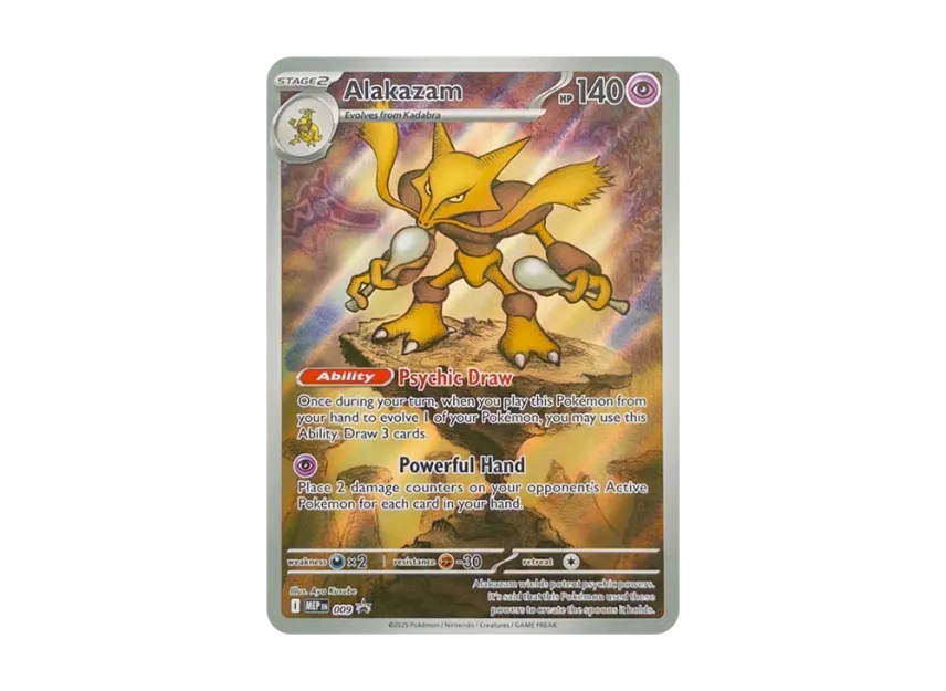 Alakazam P [MEP 009] [EN] (Mega Evolution "Elite Trainer Box (Mega Gardevoir)")