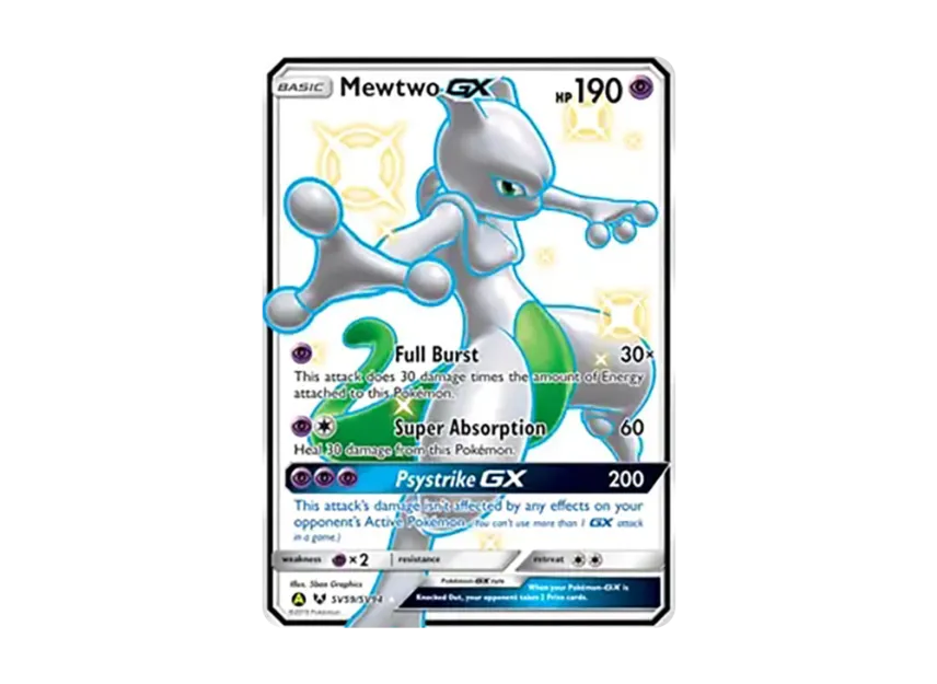 Mewtwo GX SUR [SV59/SV94] (Sun & Moon "Hidden Fates")