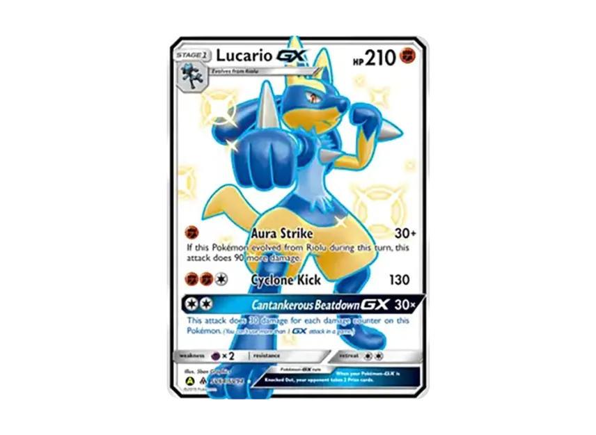 Lucario GX SUR [SV64/SV94] (Sun & Moon "Hidden Fates")