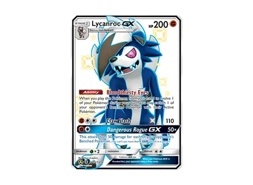 Lycanroc GX SUR [SV66/SV94] (Sun & Moon "Hidden Fates")