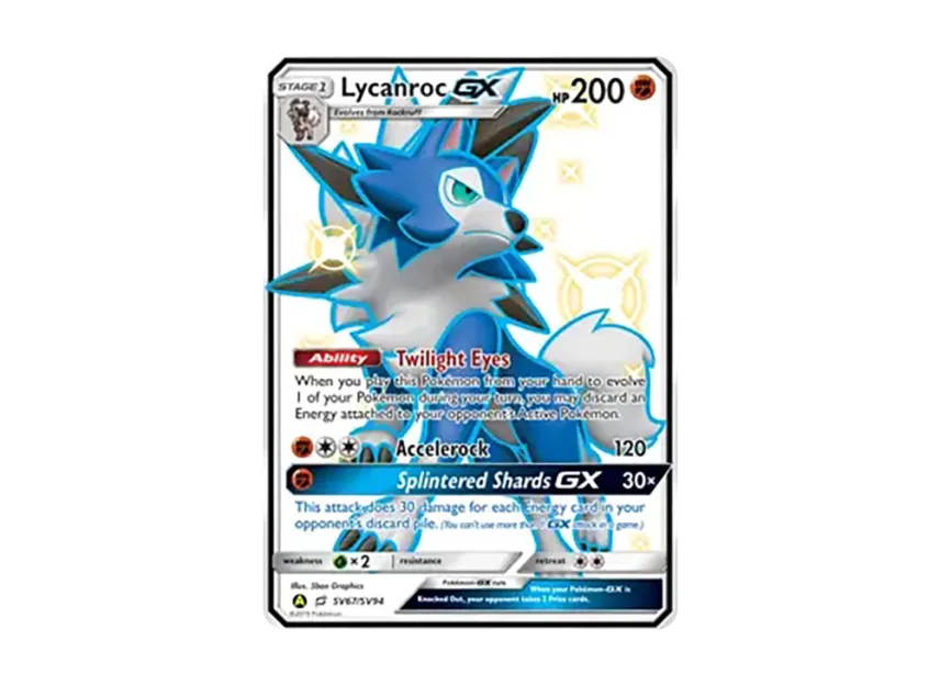 Lycanroc GX SUR [SV67/SV94] (Sun & Moon "Hidden Fates")