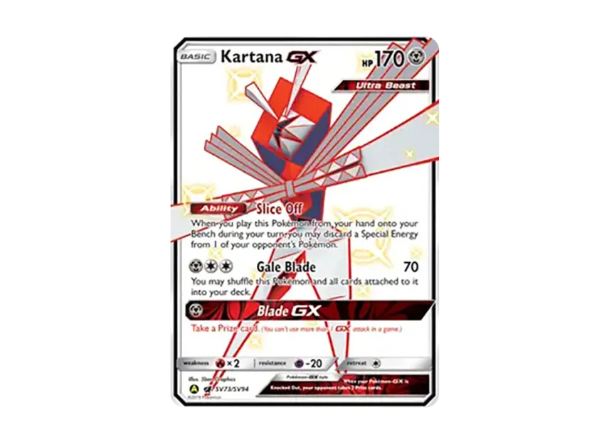 Kartana GX SUR [SV73/SV94] (Sun & Moon "Hidden Fates")
