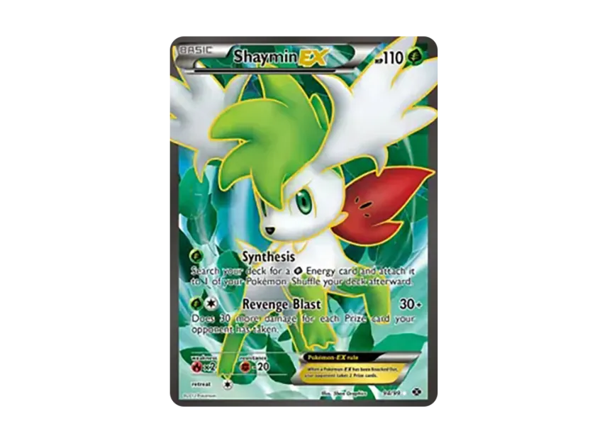 Shaymin EX UR [99-NEXT-DESTINIES 94/99] (Black & White "Next Destinies")