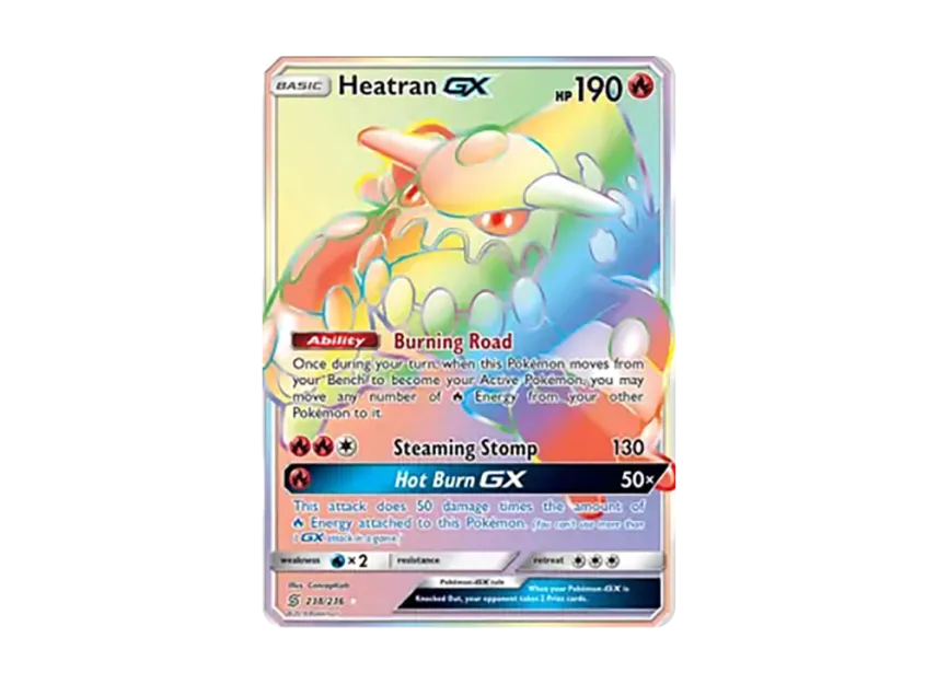 Heatran GX RR [236-UNIFIED-MINDS 238/236] (Sun & Moon "Unified Minds")