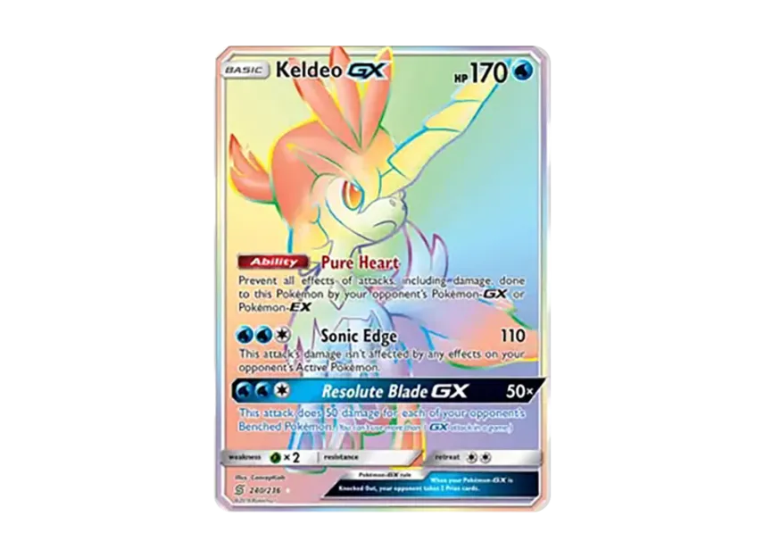 Keldeo GX RR [236-UNIFIED-MINDS 240/236] (Sun & Moon "Unified Minds")