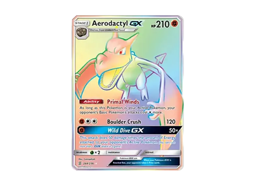 Aerodactyl GX RR [236-UNIFIED-MINDS 244/236] (Sun & Moon "Unified Minds")
