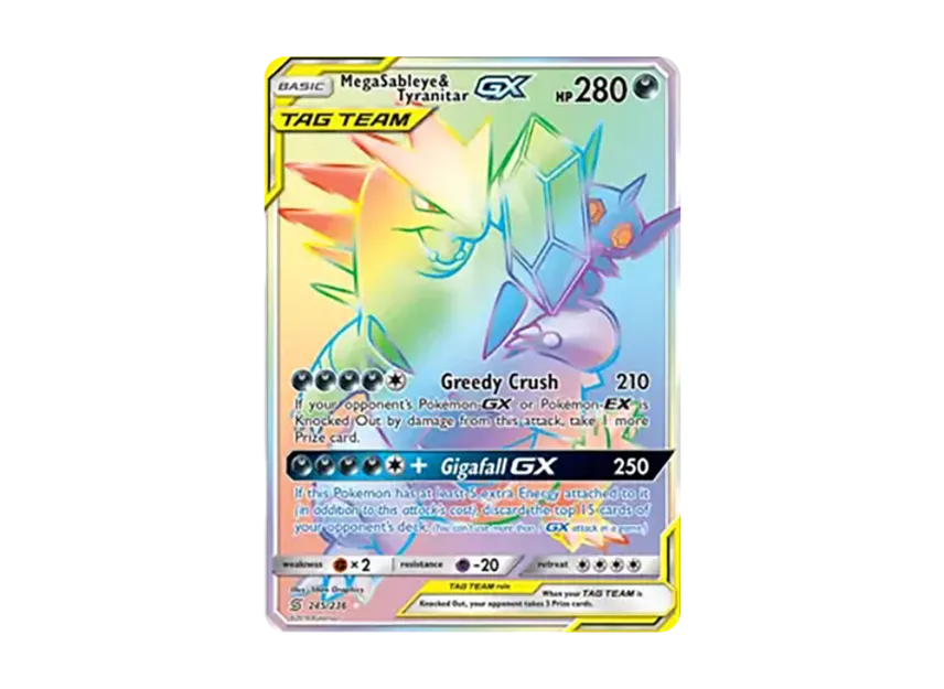 Mega Sableye & Tyranitar GX RR [236-UNIFIED-MINDS 245/236] (Sun & Moon "Unified Minds")