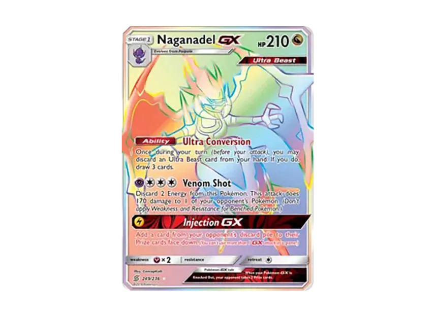 Naganadel GX RR [236-UNIFIED-MINDS 249/236] (Sun & Moon "Unified Minds")