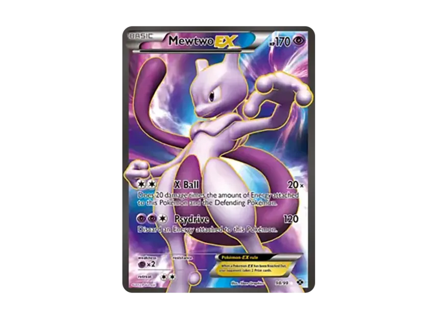 Mewtwo EX UR [99-NEXT-DESTINIES 98/99] (Black & White "Next Destinies")